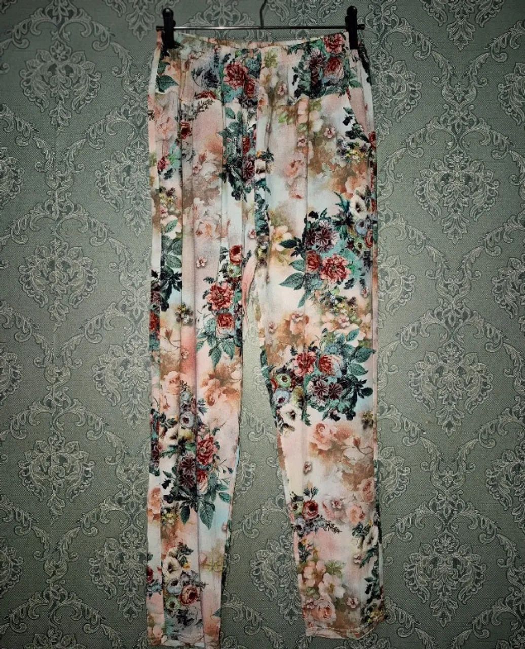 Calça pijama estampada - usada