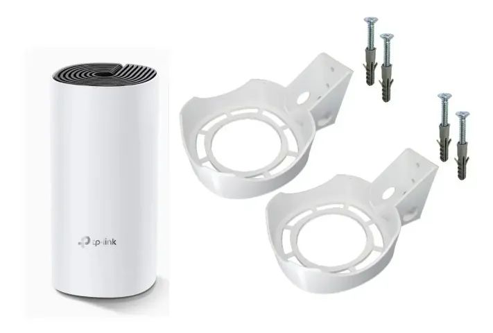 Kit 2 Suporte De Parede Roteador Mesh Tp Link Ac Deco M4 -e4