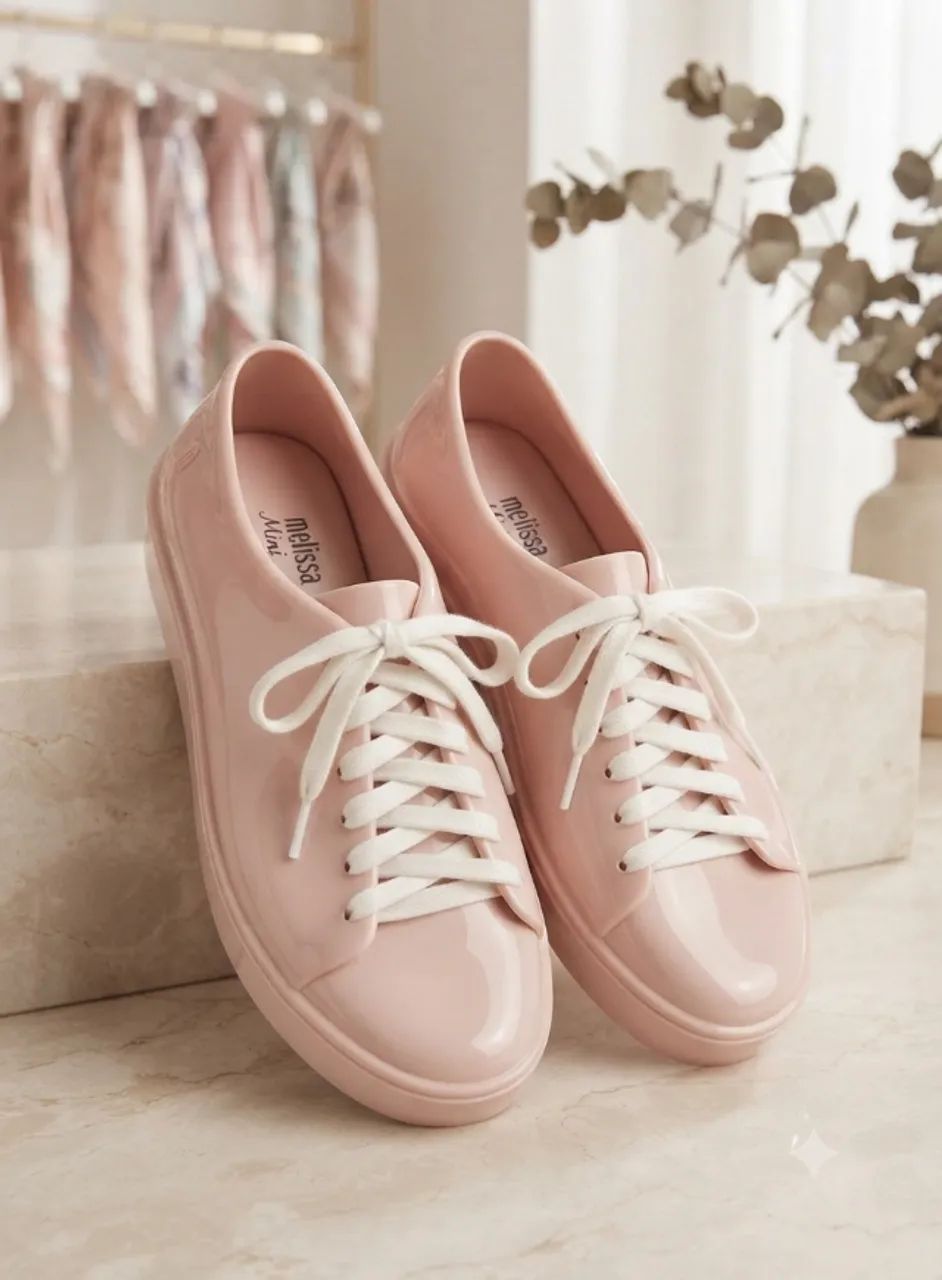 Tênis Melissa Mickey Mouse rosa N°38