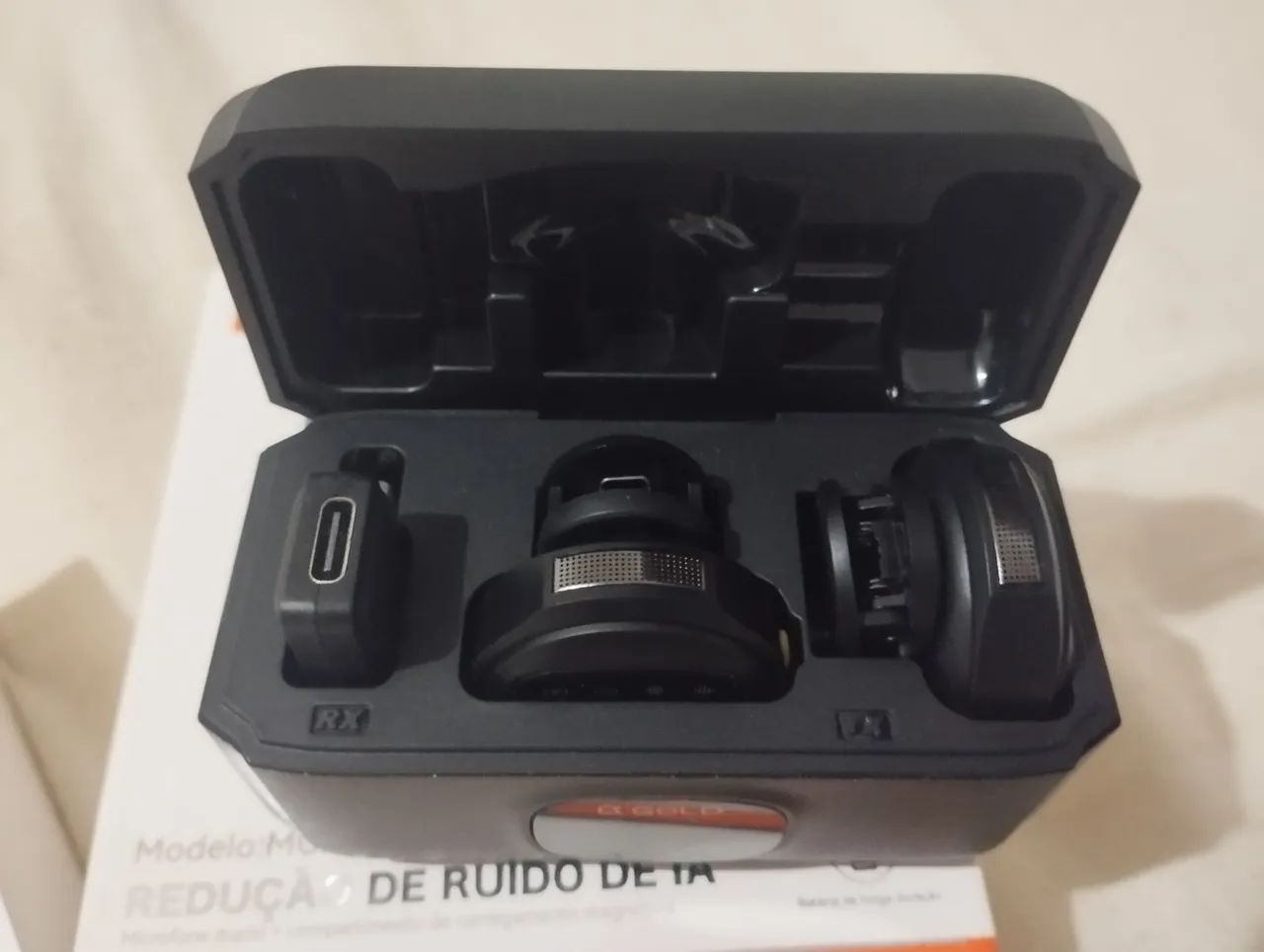 Microfone sem fio agold MCF-29 novo.  - Foto 3
