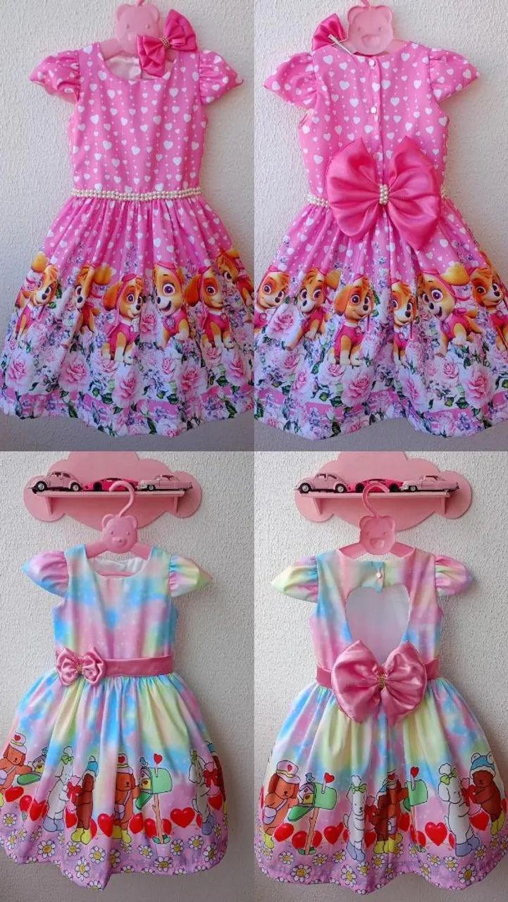Vestidos temáticos infantil 