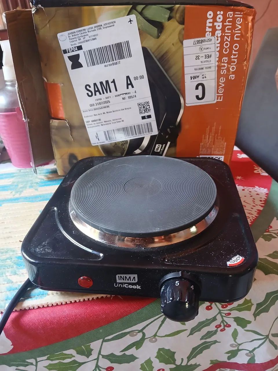 Fogão de mesa elétrico unicook  - Foto 2