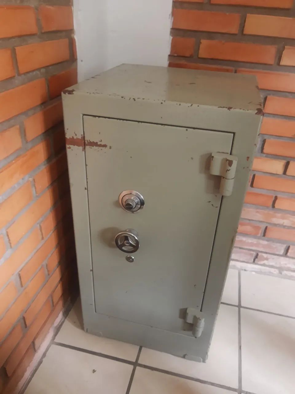 Cofre De Aço 80cm Concretado com segredo  - Foto 2