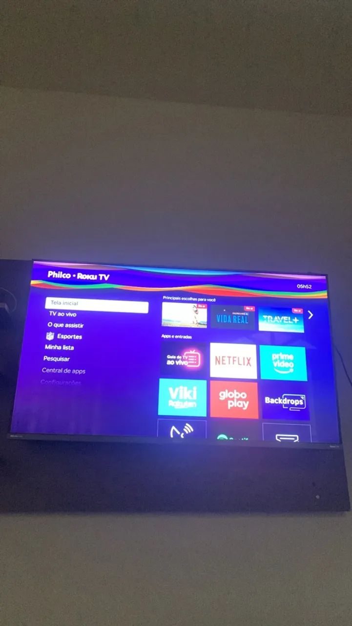 Vendo Tv Smart Nova de 43 polegadas da marca Philco Roku - Foto 2