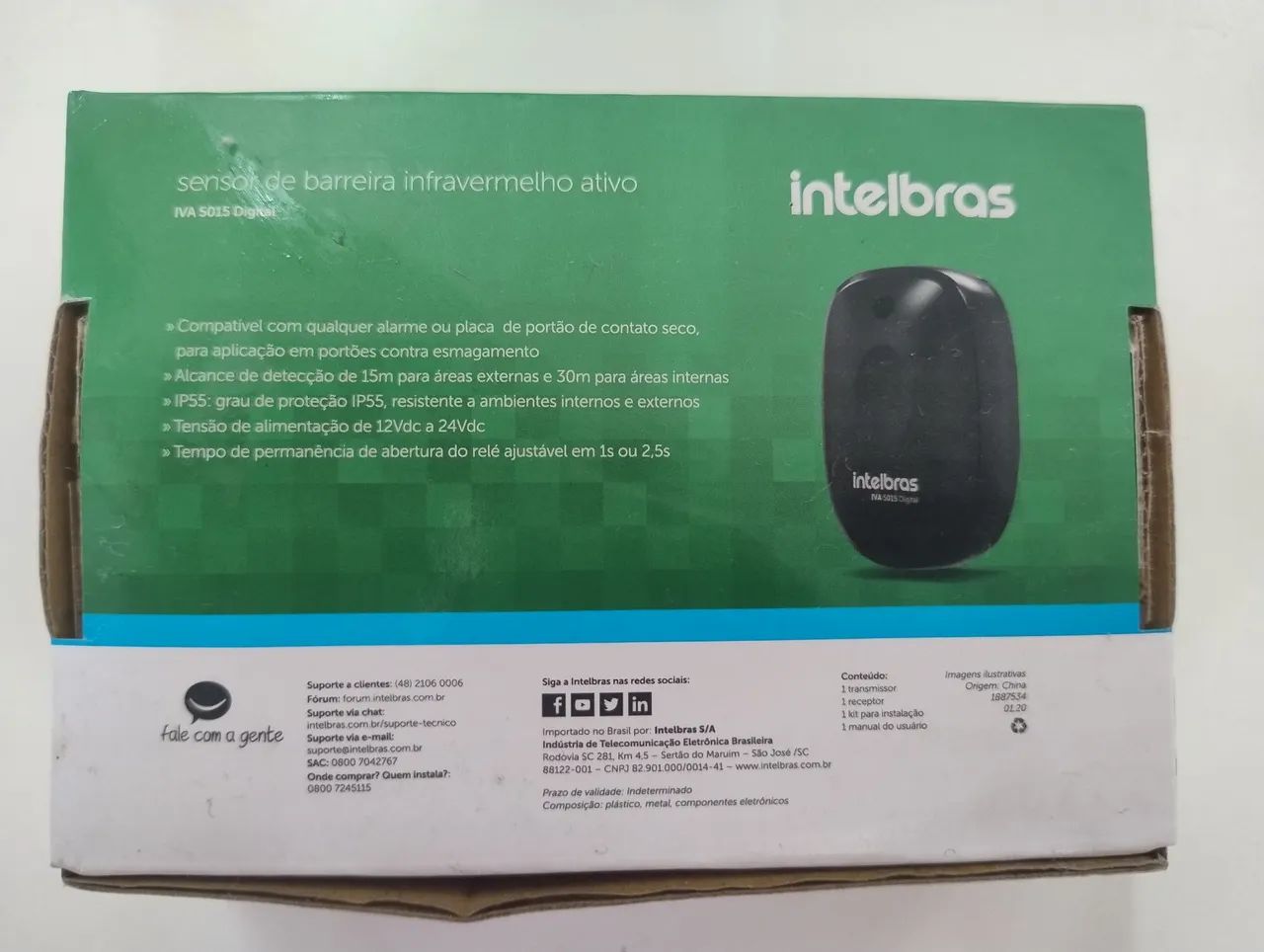 Sensor de barreira Intelbras IVA 5015 digital - Foto 3