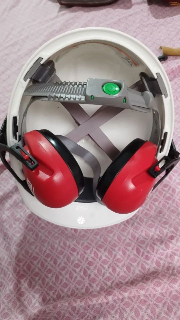 Capacete para trabalho com Abafador  - Foto 2