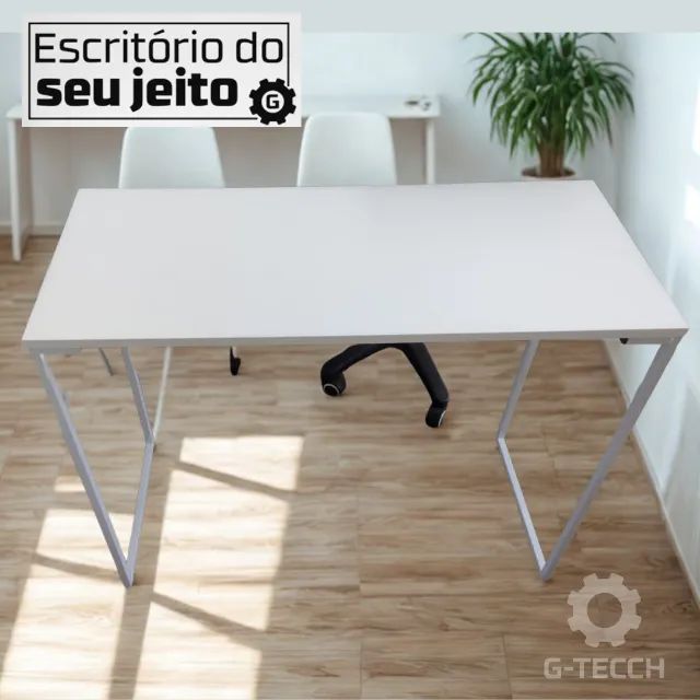 Escrivaninha NOVA Mesa Multiuso para Notebook Computador de Estudo Birô Escrivaninha Offic - Foto 2