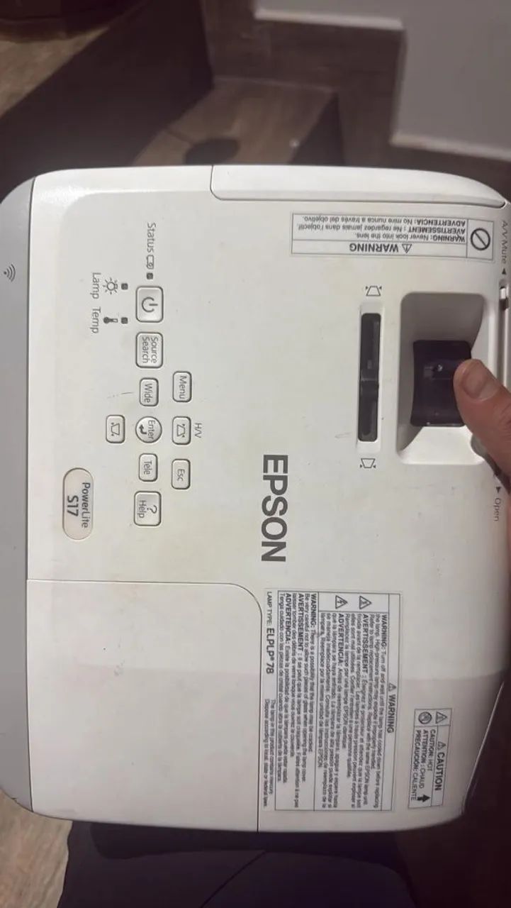 PROJETOR EPSON POWER S17 LITE - Foto 2