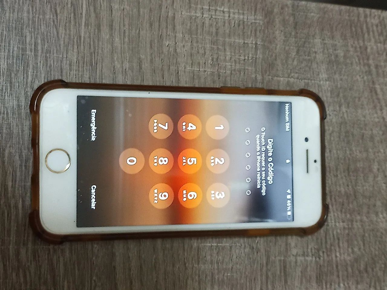  iPhone 7 Dourado, funcionando perfeitamente
