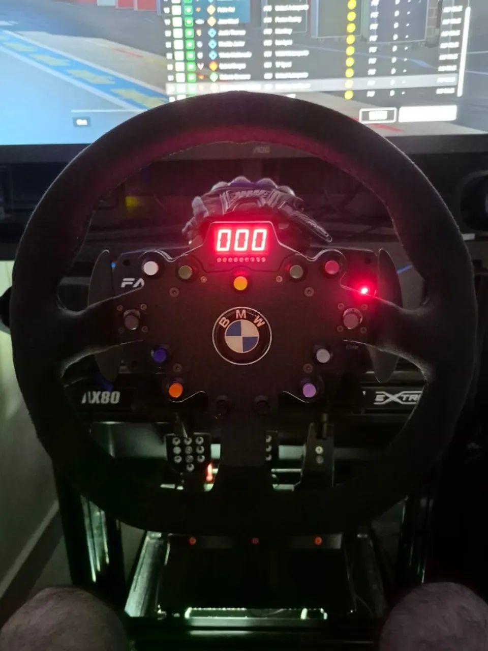 olante Fanatec Clubsport Steering Wheel Bmw M3 Gt2 + Qrvermelho