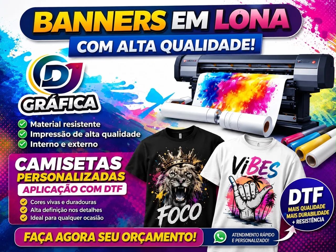 Gráfica banners lonnas camisetas personalizadas  - Foto 2