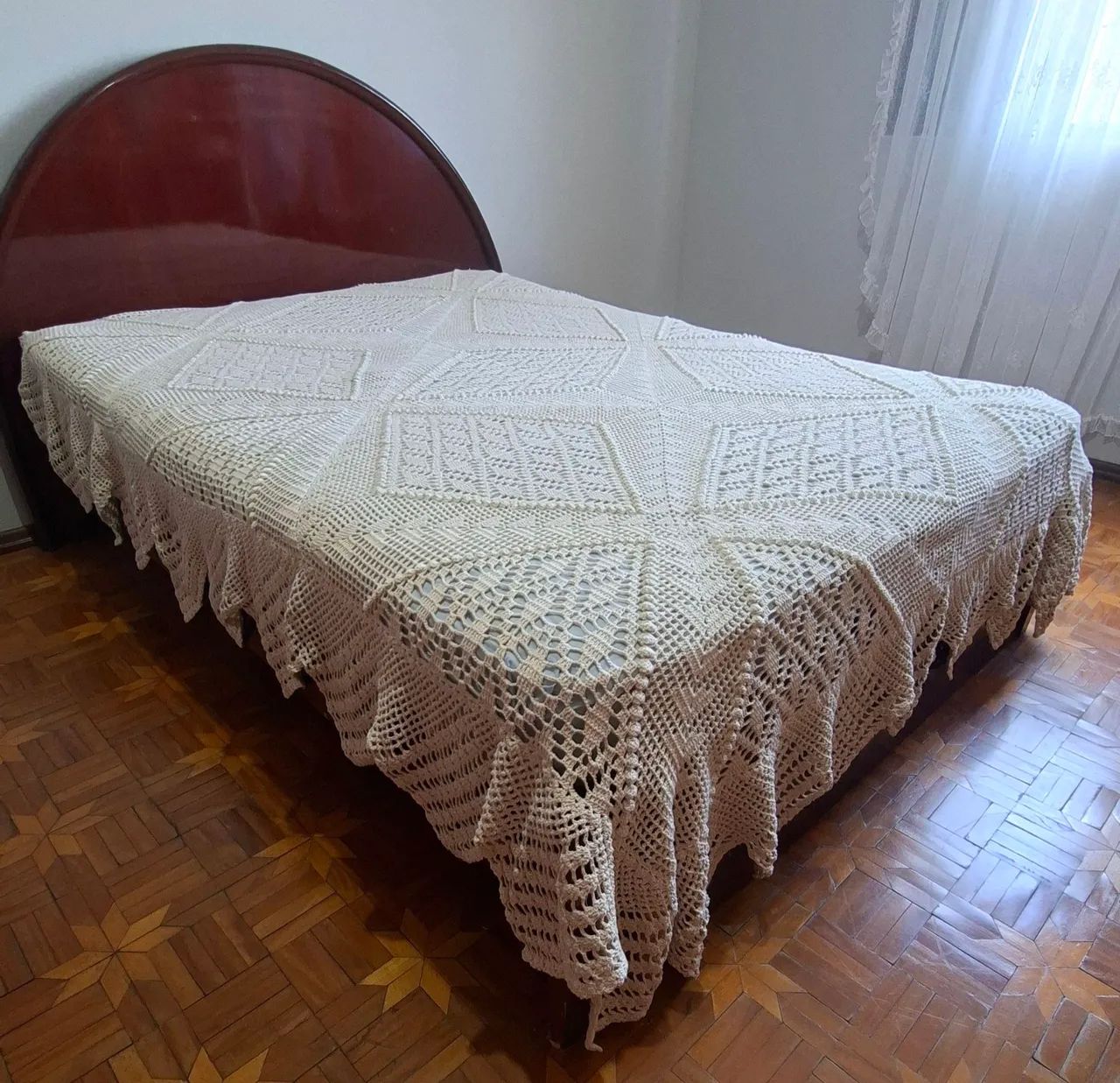 Colcha de Croche,  feita a mão, arte, peça unica, obra de arte - Foto 2