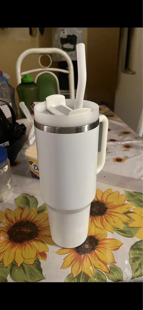 Copo térmico branco 1200ml 