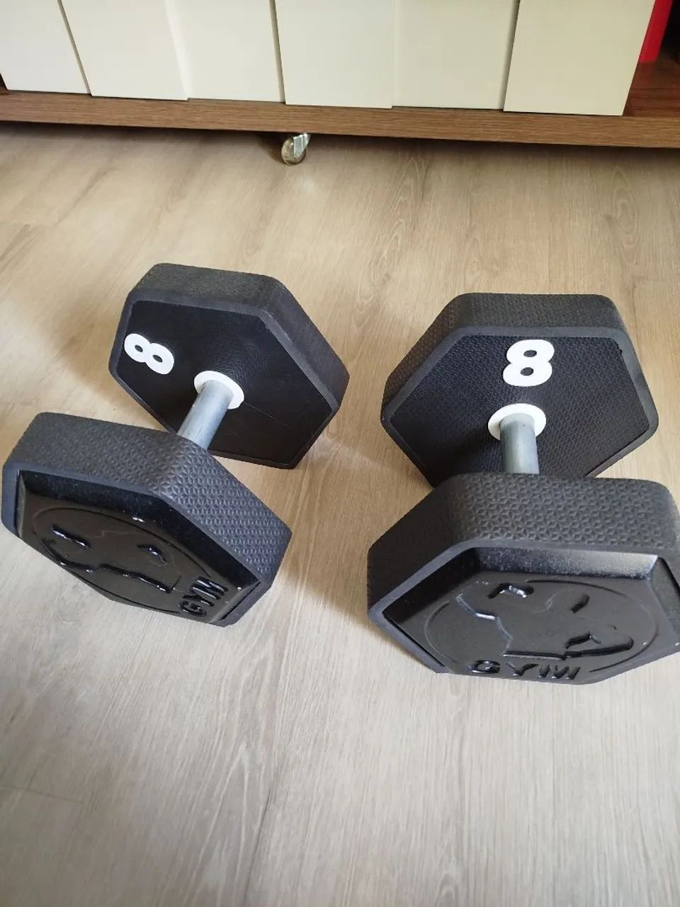 Halteres 8 kg de cimento 