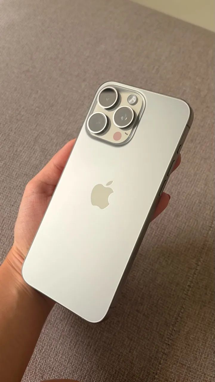 IPHONE 15 pro max 256GB - Natural Titanium - Celulares e