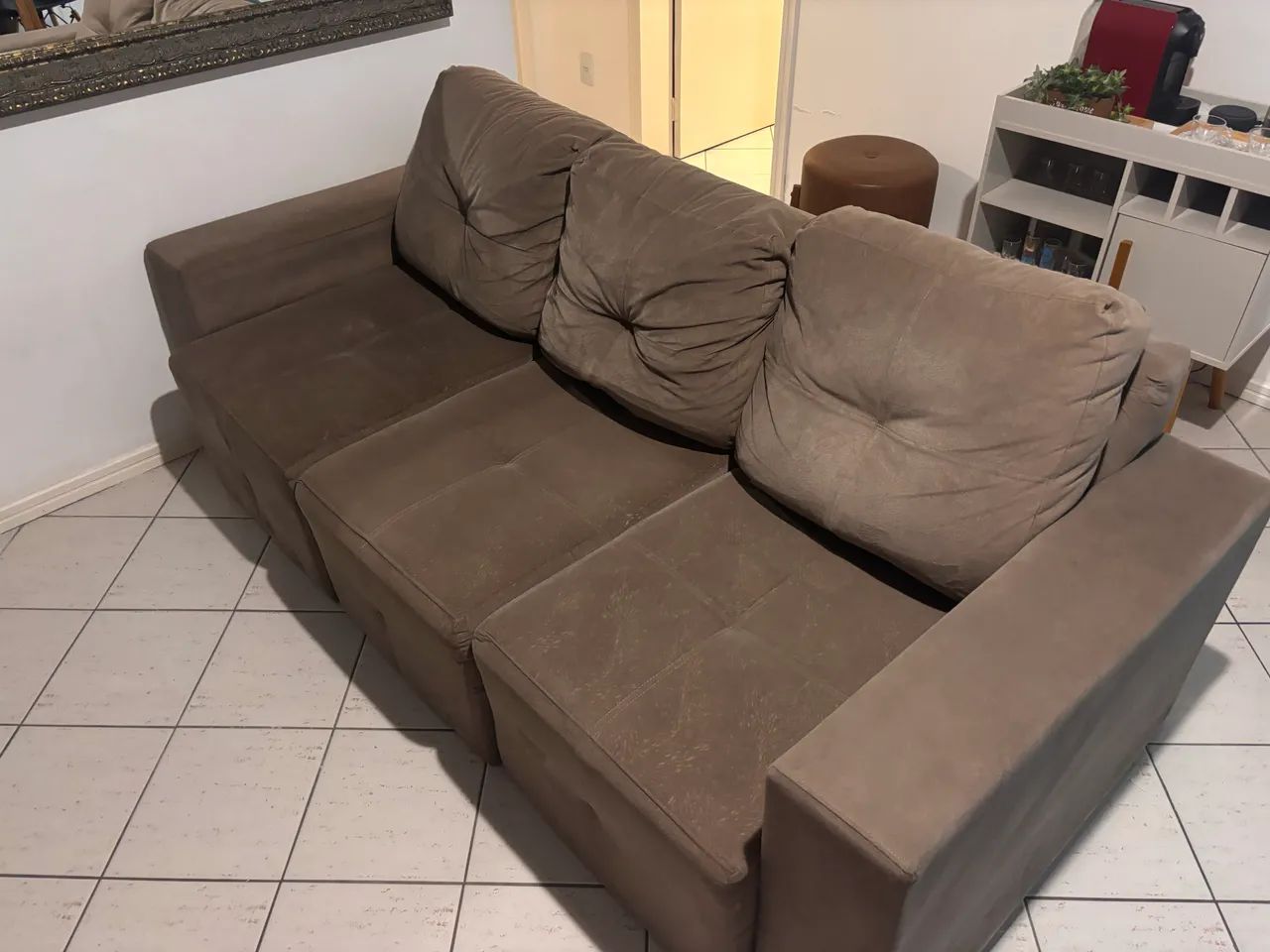 Sofá Retrátil 2,0m - Higienizado - Retirada em Campinas/SJ