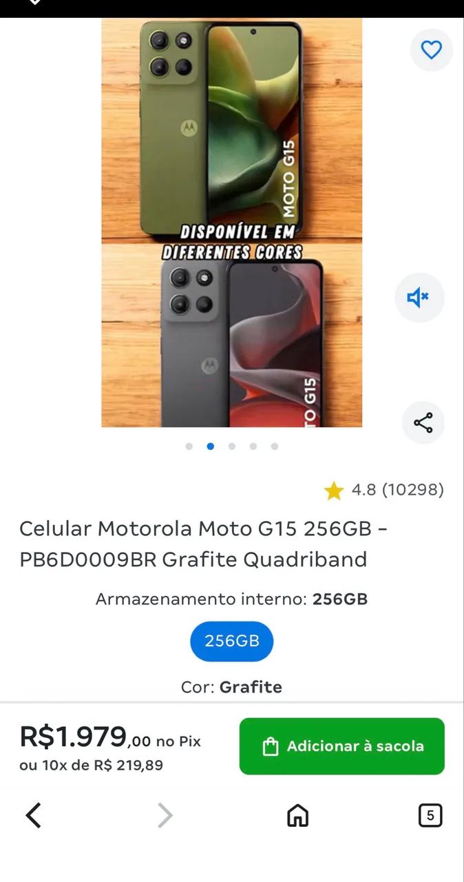 Moto G15 256GB - Foto 5