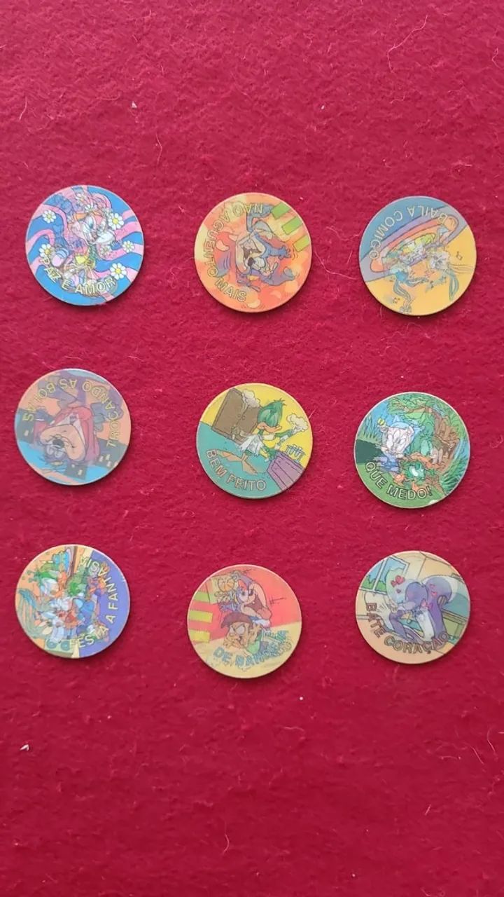 Lote com 17 Tazos Tiny Toon Elma Chips - Foto 4