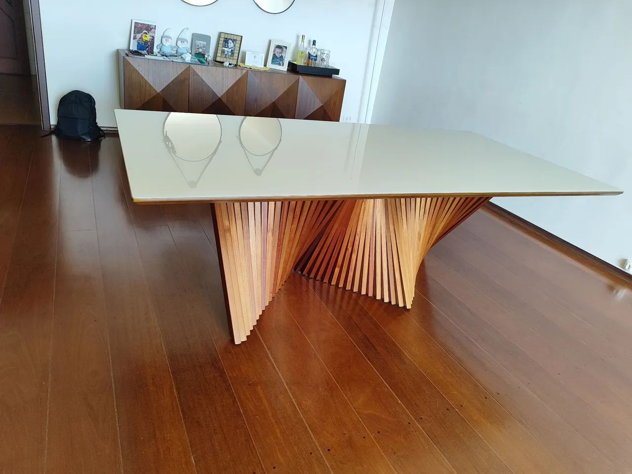 Mesa retangular 1,10 x 2,20 base ripada