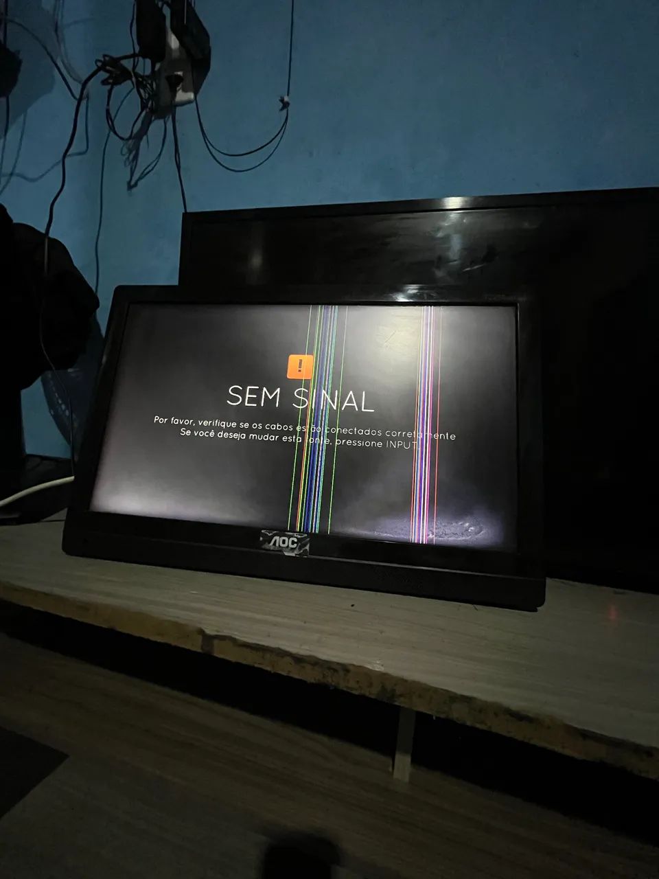 Monitor da aoc 21 polegadas pra vender  - Foto 2