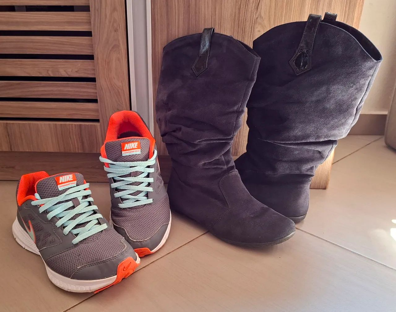 Tênis NIKE e Bota Preta  - Foto 3