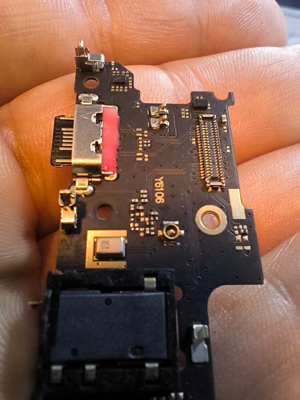 Placa Conector de Carga Original Motorola One Fusion Plus XT2067 USB-C - Foto 4