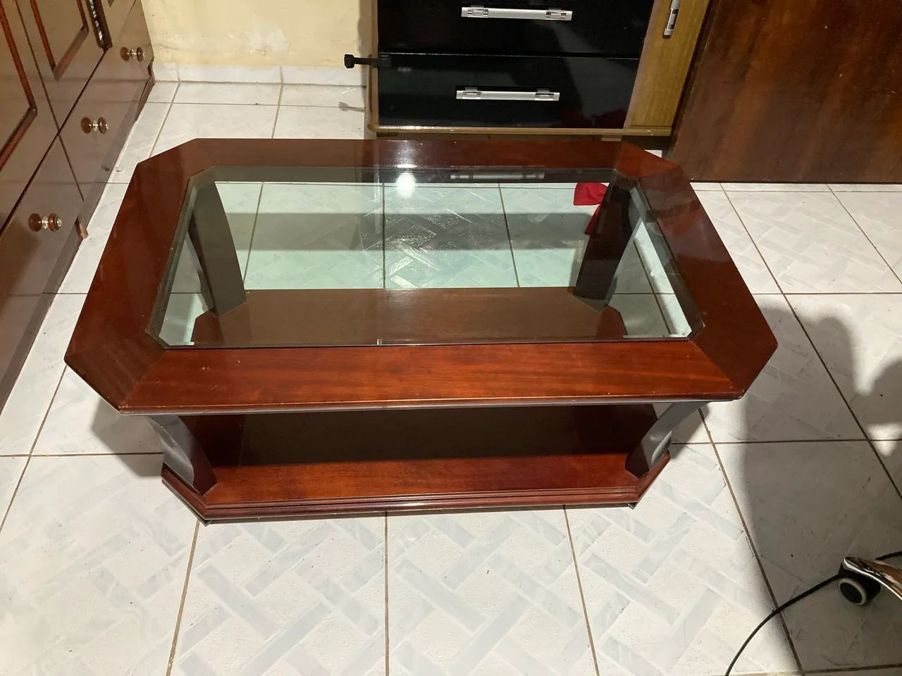 Mesa de centro madeira maciça