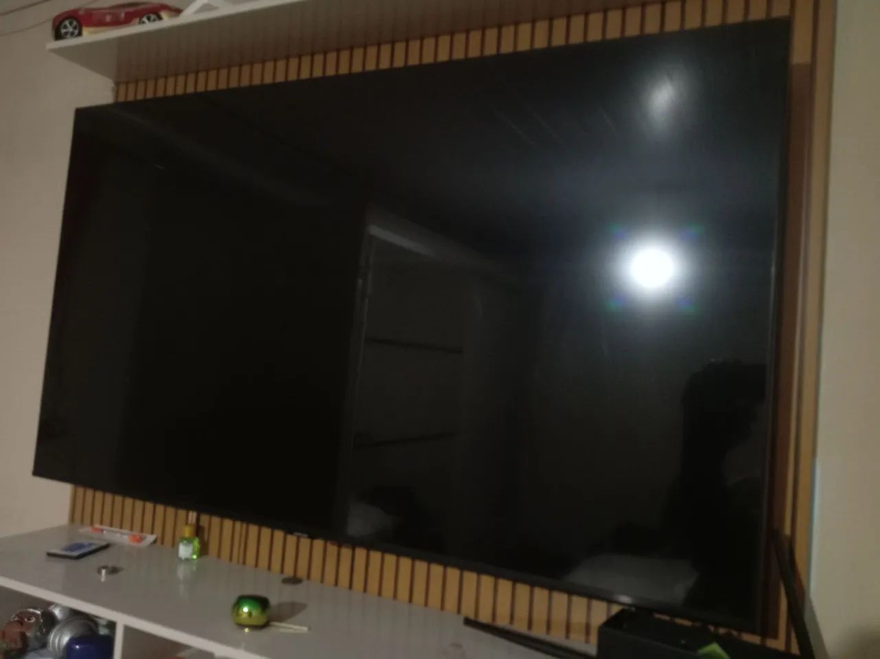 TV samsung CU7700 50" + controle Xbox 