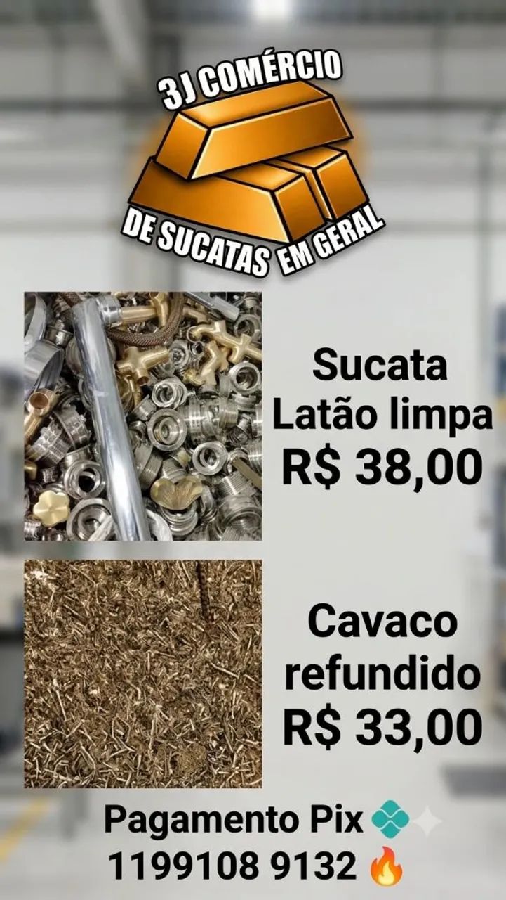 Sucata Metal Latão 