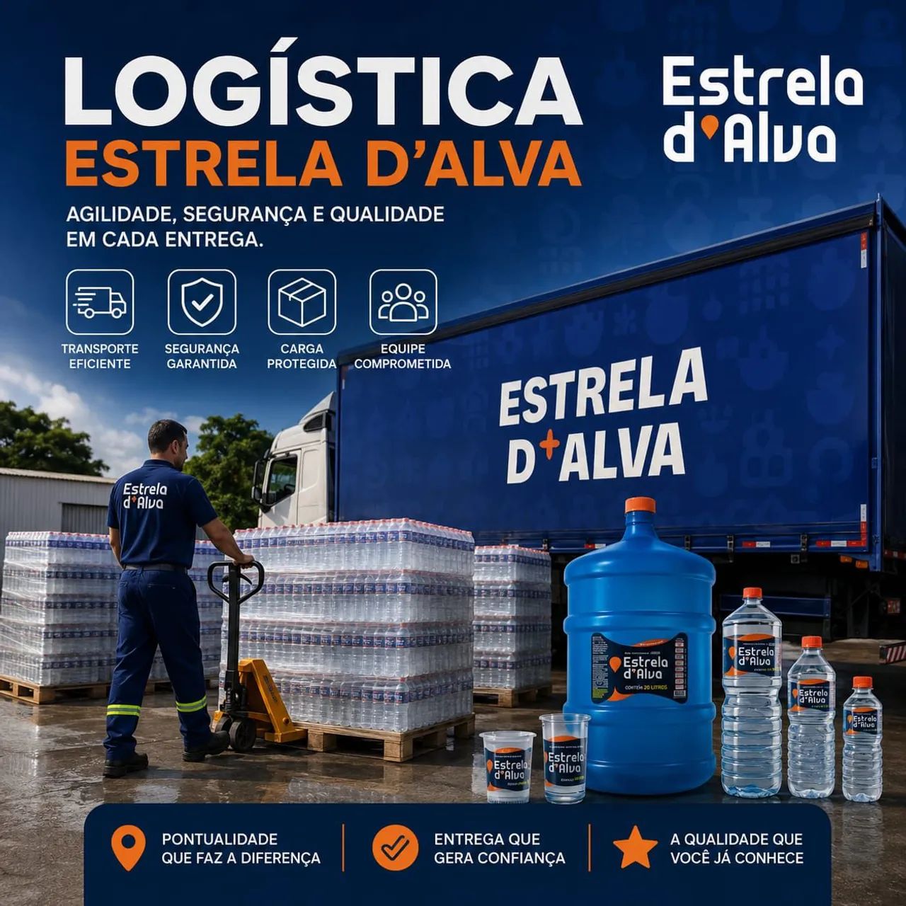 VENDO ÁGUA DE TODOS OS TAMANHOS (Estrela Dalva)