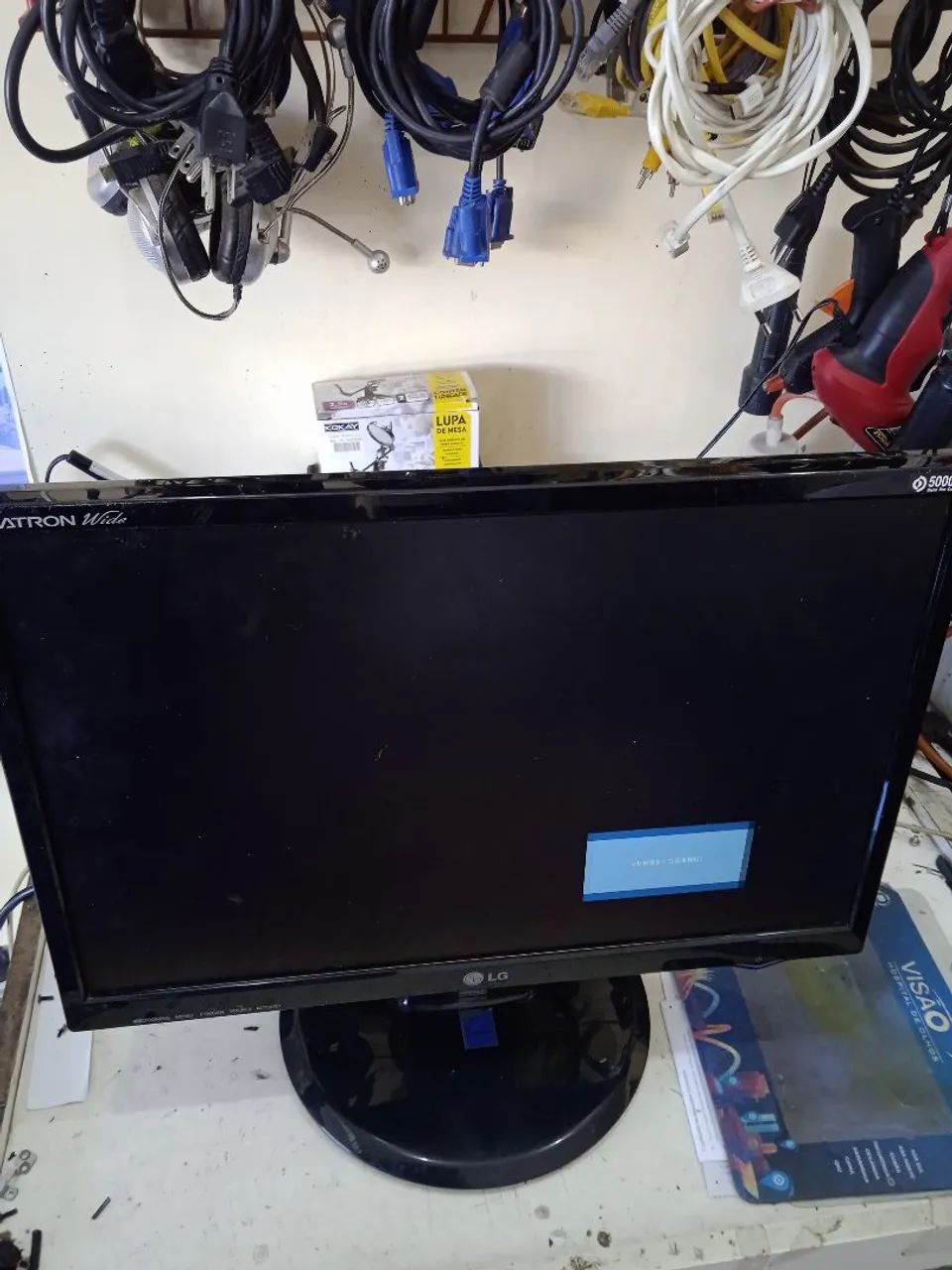 Monitor LG 20 polegadas led completo 