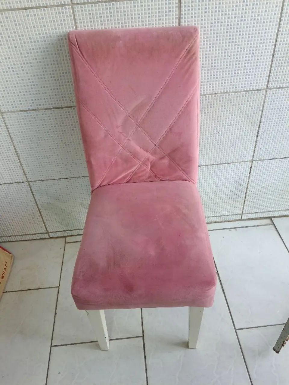 Cadeira de jantar rosa - Foto 2