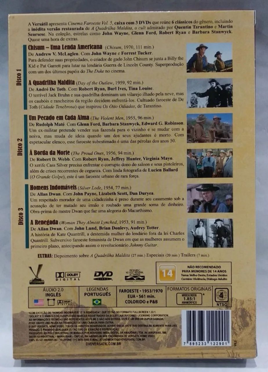 DVD Cinema faroeste vol 5 versatil - Foto 2