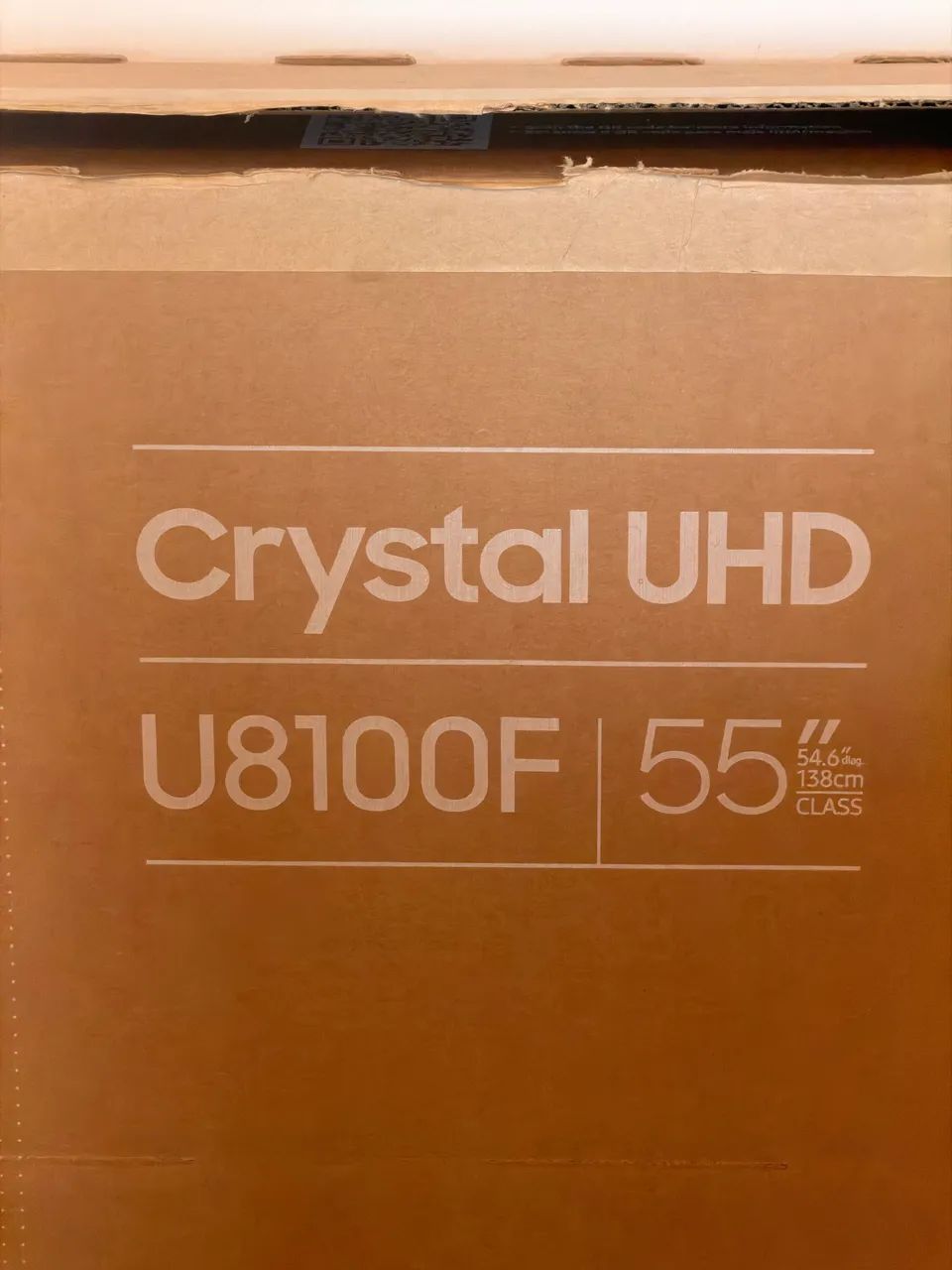 TV Samsung 55 4K Crystal NOVA (tela quebrada) - Foto 4