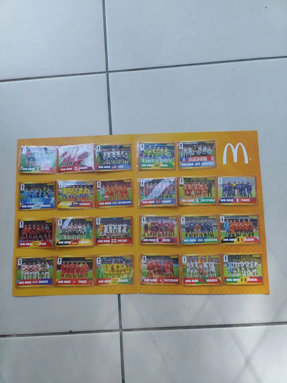 Figurinhas copa perfiladas Mc Donalds - Foto 2