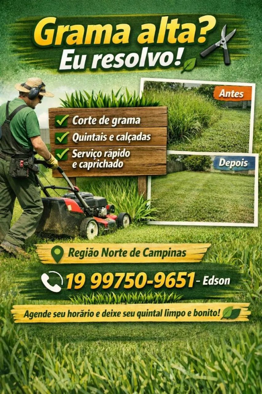 Faço jardinagem telefone para contato 