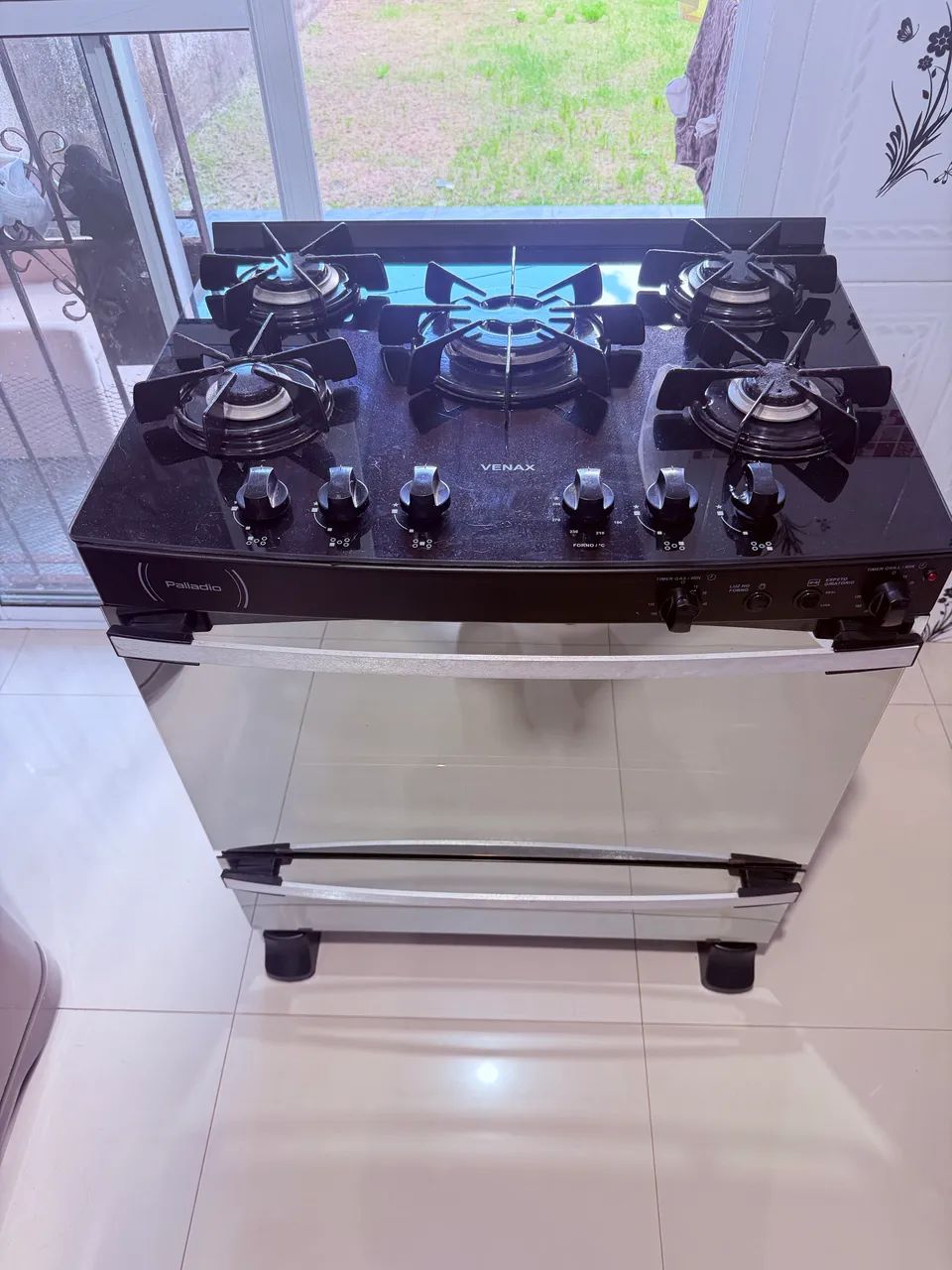 Fogão 5 bocas elétrico Venax