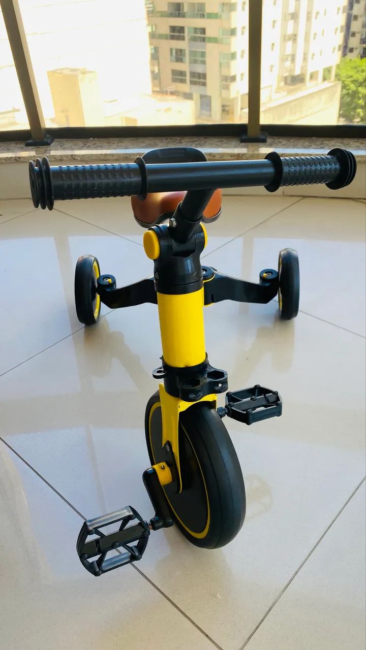Bicicleta Triciclo Equilíbrio com e sem Pedal Multfuncional 3 Em 1 - Foto 3