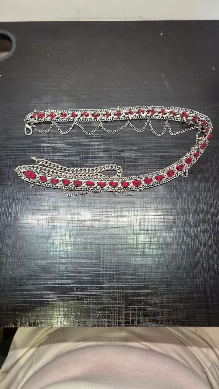 Cinto Zara em metal prateado  - Foto 4