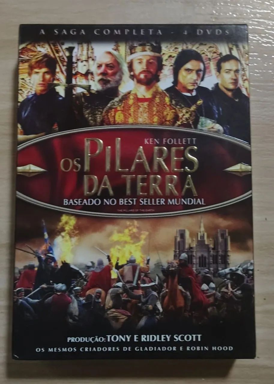 dvd "Pilares da terra" 