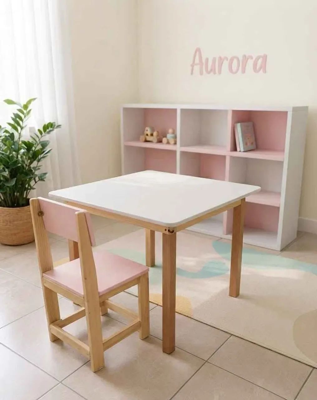 Mesa infantil + 1 cadeira | R$ 290 - Foto 3