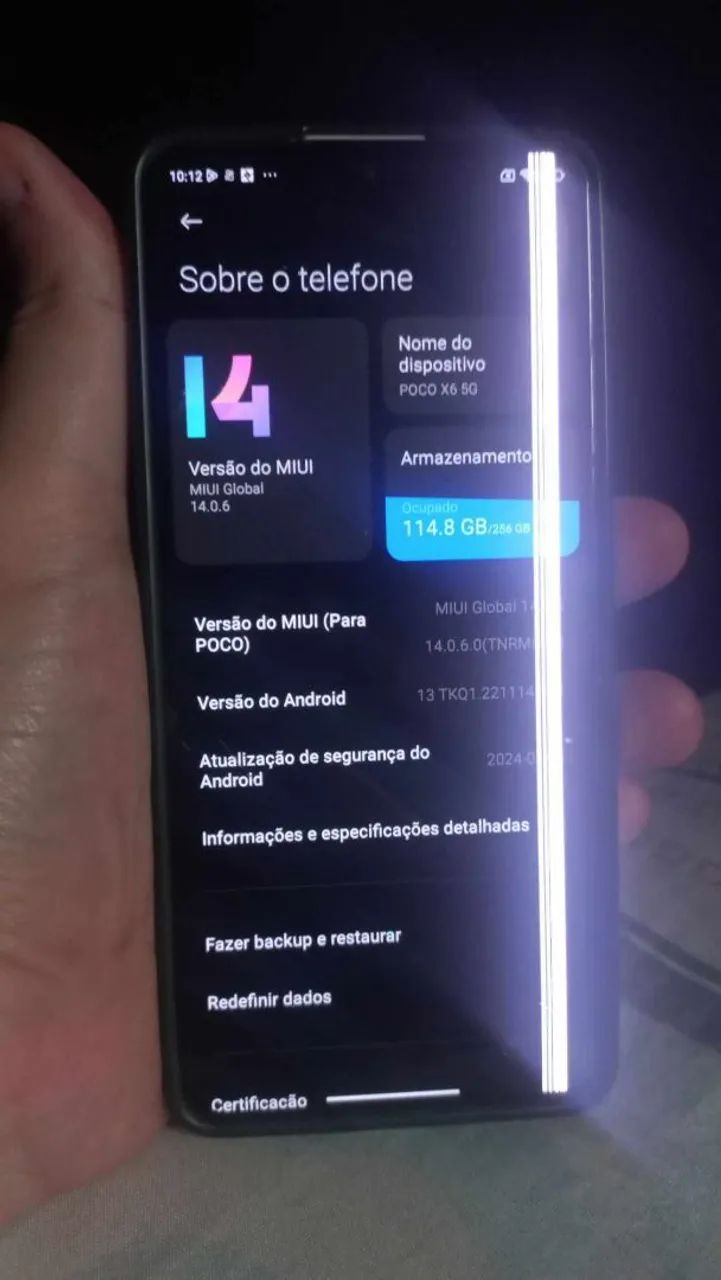 POCO X6 256GB 12+12 RAM