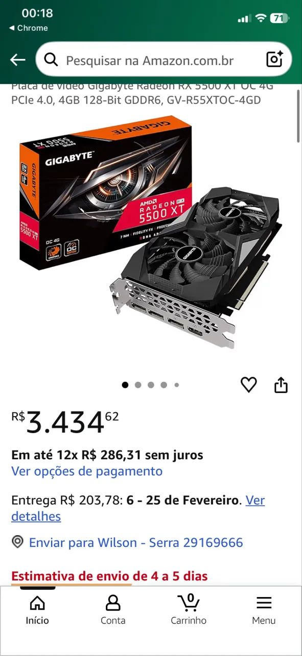 Rx 5500 xt 4gb - Foto 6