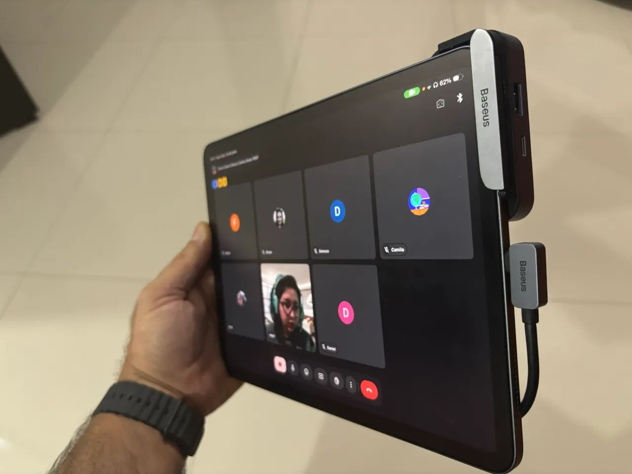 Hub USB-C Baseus para IPad com 6 portas - Foto 2