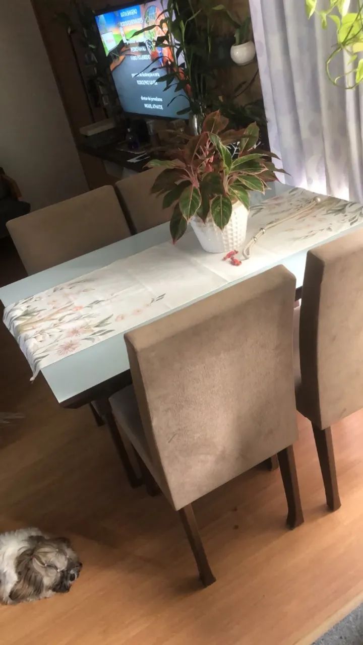 Mesa de jantar com 4 cadeiras - Foto 2