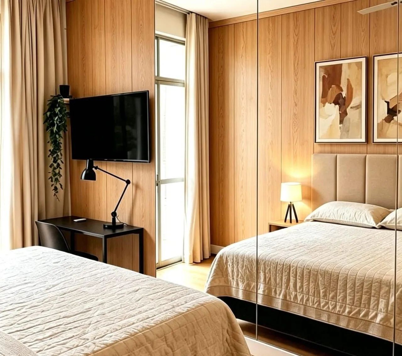 Quarto privativo com varanda e tudo incluso - Foto 2