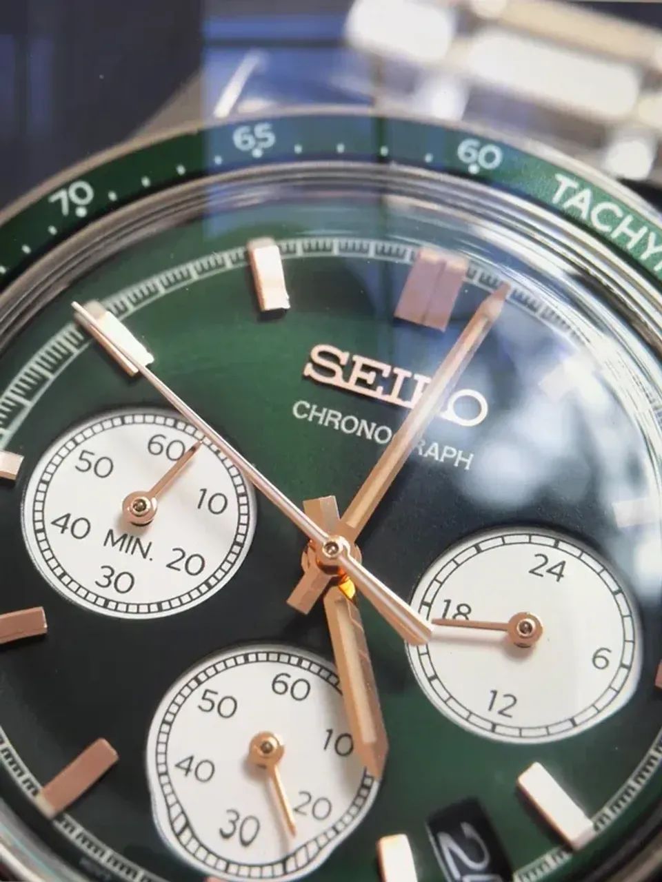 RELOGIO SEIKO CHRONOGRAPH SSB481 SOLAR - Foto 5