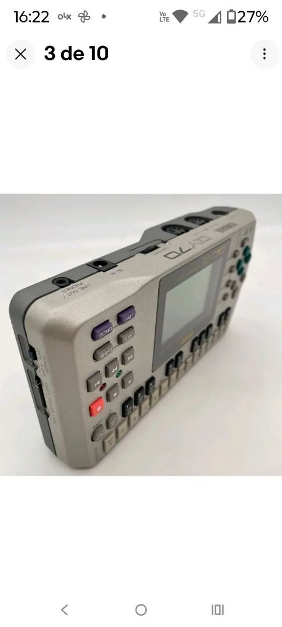 YAMAHA QY70 XG MIDI Music Digital Sequencer Samplers Rhythm