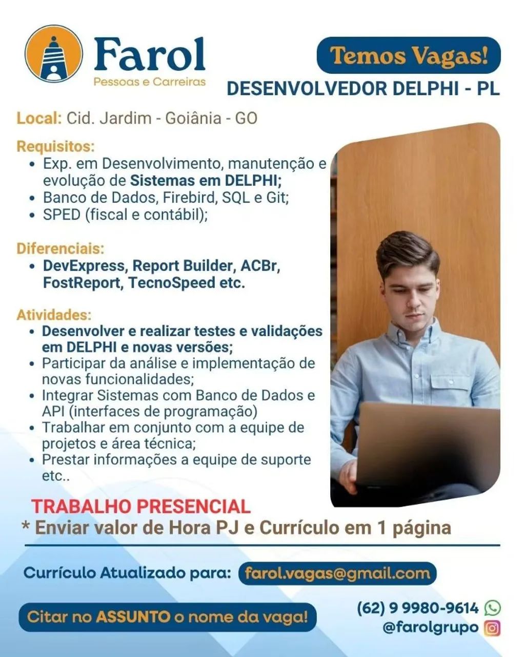 Vagas de Emprego URGENTES  - Foto 5