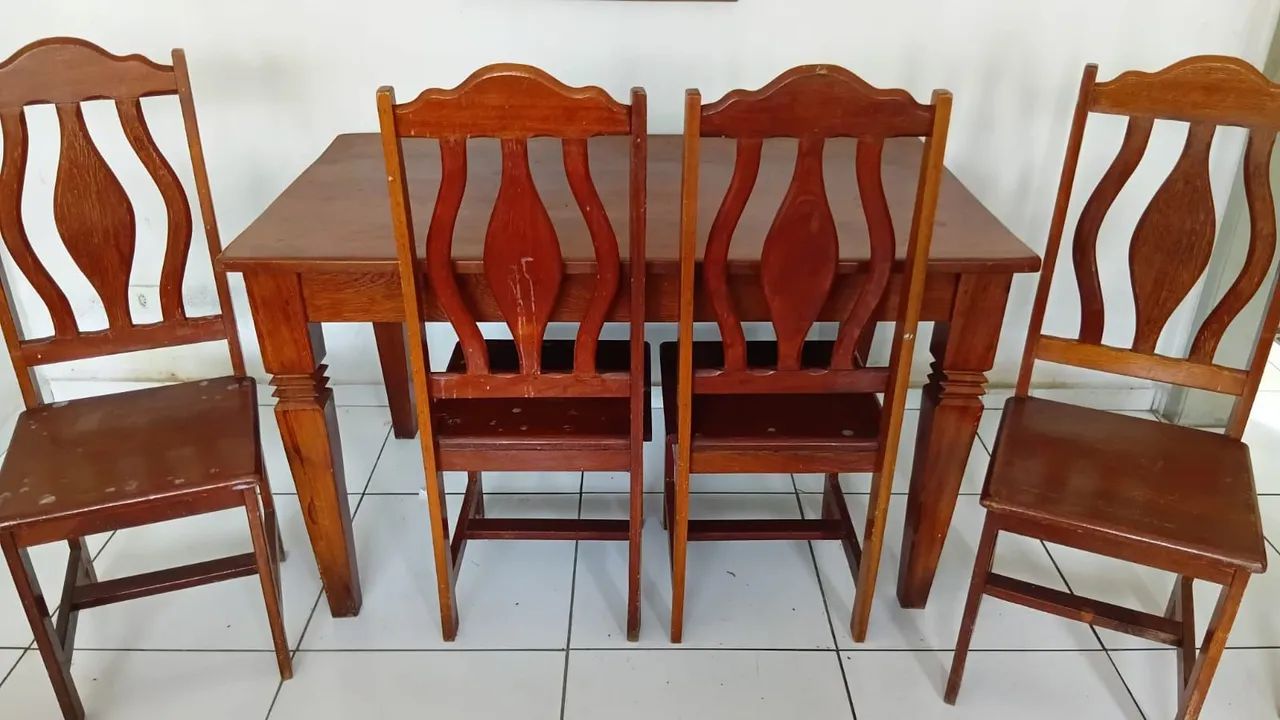 Mesa de madeira maciça - Móveis Gravatá  - Foto 5